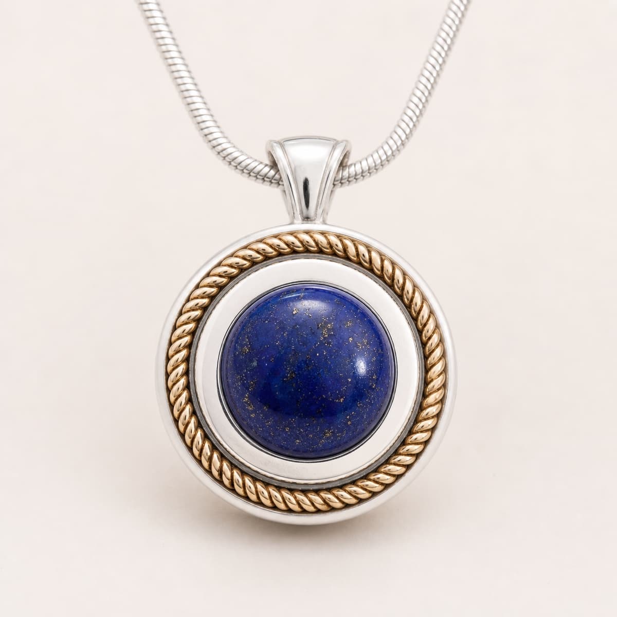 Fire Rope Sphere necklace, alternate view 2