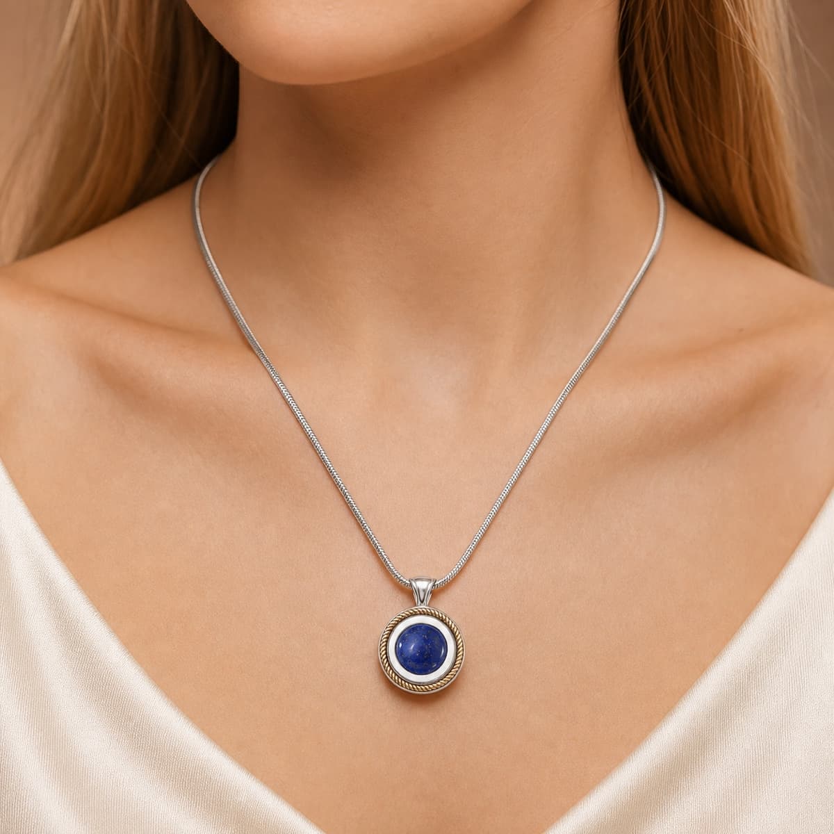 Fire Rope Sphere necklace, alternate view 1