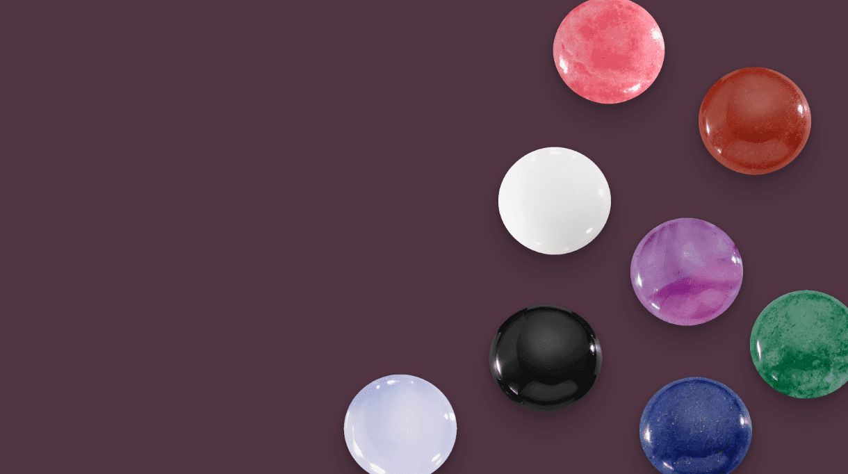 Natural calibrated gemstone cabochons